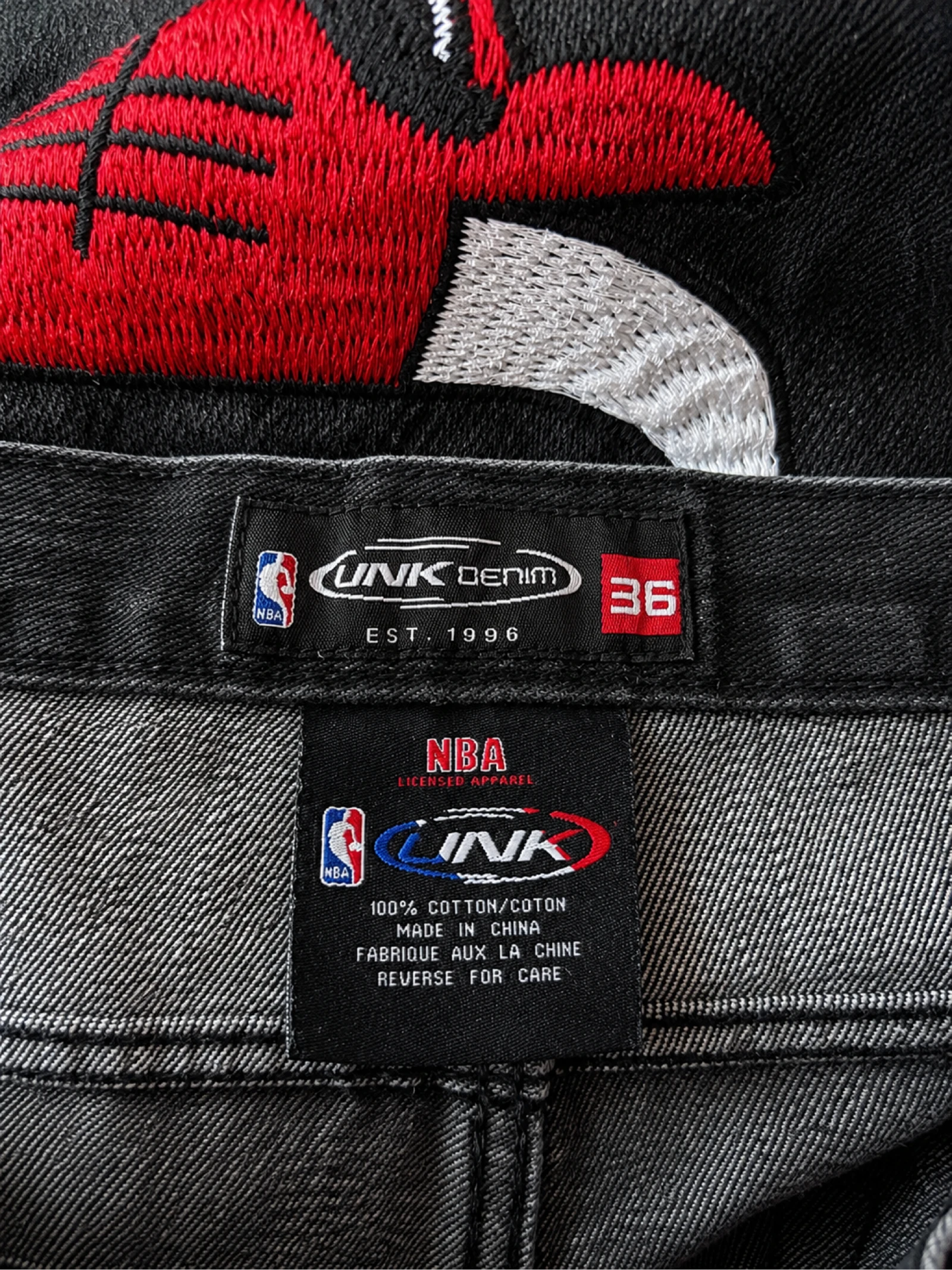 UNK Denim x NBA Miami Heat Jeans Baggy – photo 3